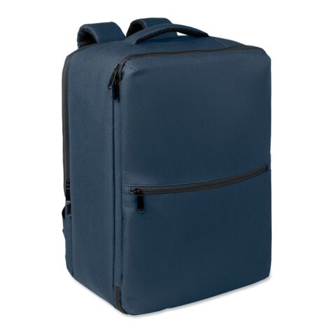 RPET backpack w/vacuum bag 18L navy blue