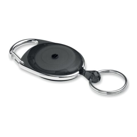Retractable badge holder black