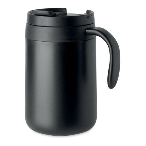 Double wall mug coffee filter black