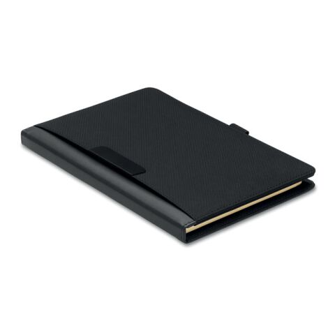A5 portfolio with notepad black