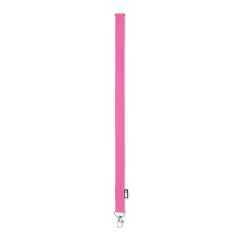Lanyard in RPET 20 mm fuchsia | No Branding | not available | not available | not available