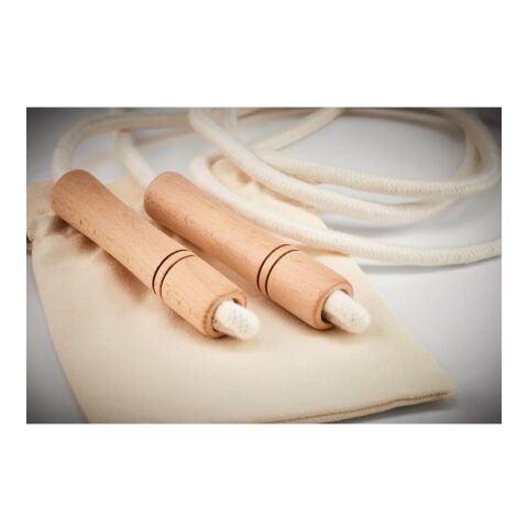 Cotton skipping rope beige | No Branding | not available | not available | not available