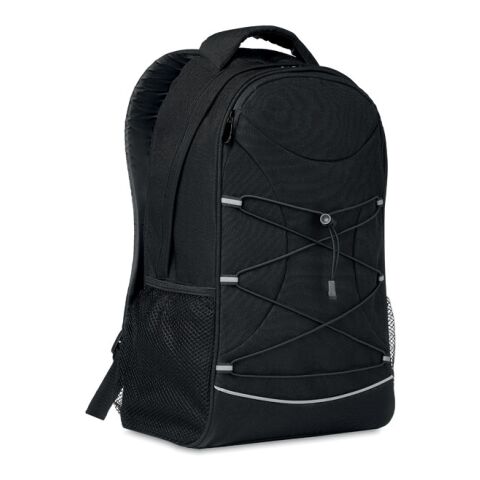 600D RPET backpack black | No Branding | not available | not available | not available