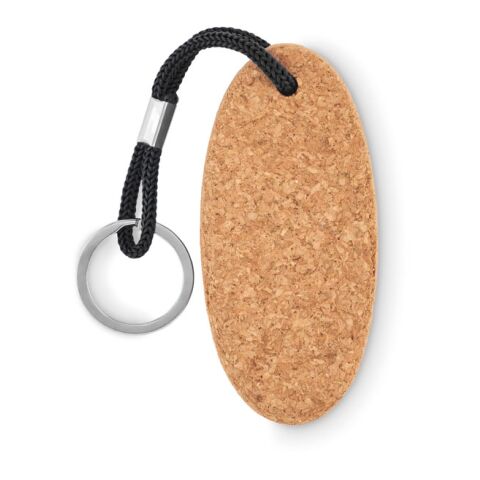 Floating cork key ring black | No Branding | not available | not available