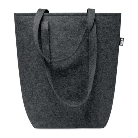 RPET felt shopping bag grey | No Branding | not available | not available | not available