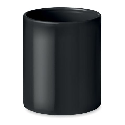 Coloured ceramic mug 300ml black | No Branding | not available | not available