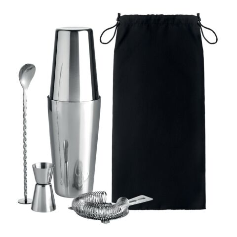 Cocktail set 750 ml shiny silver | No Branding | not available | not available | not available
