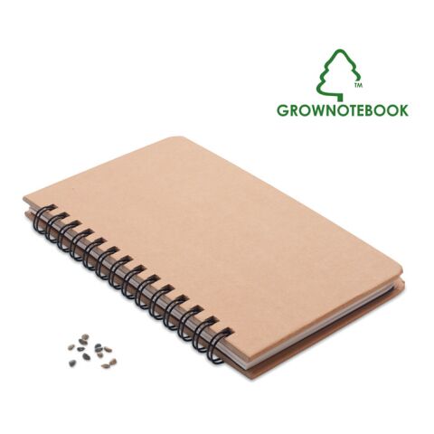 A5 Pine tree GROWNOTEBOOK beige | No Branding | not available | not available | not available
