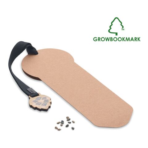 Pine tree bookmark beige | No Branding | not available | not available