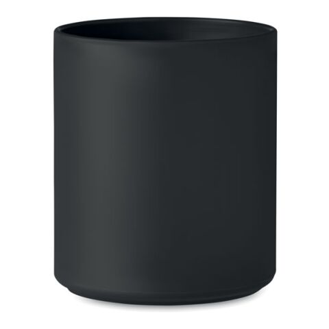 Reusable plastic mug 300 ml black | No Branding | not available | not available