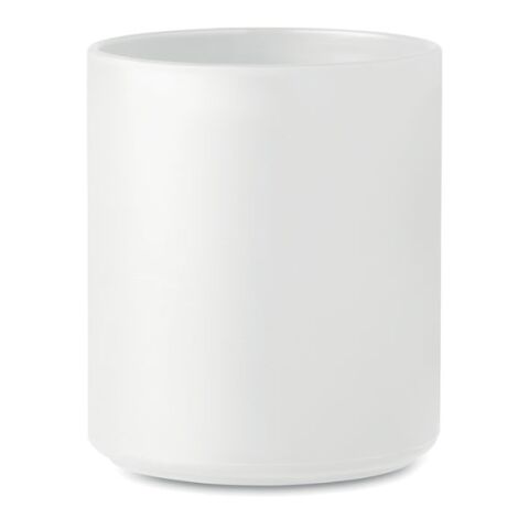 Reusable plastic mug 300 ml white | No Branding | not available | not available