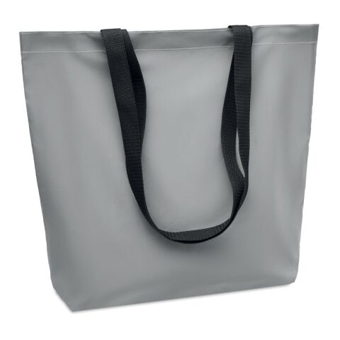 Reflective shopping bag matt silver | No Branding | not available | not available