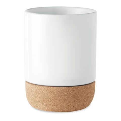 Mug with cork base white | No Branding | not available | not available