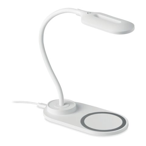 Desktop with 10 LED lights and charger 10W white | No Branding | not available | not available | not available