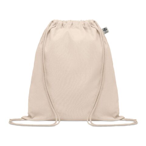 Organic cotton drawstring bag beige | No Branding | not available | not available | not available