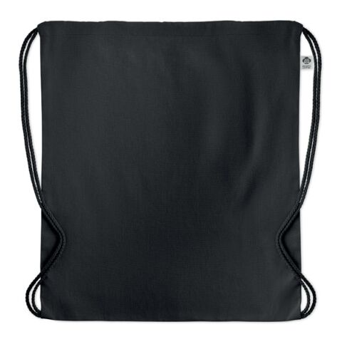 Organic cotton drawstring bag 140 gr/m² black | No Branding | not available | not available | not available