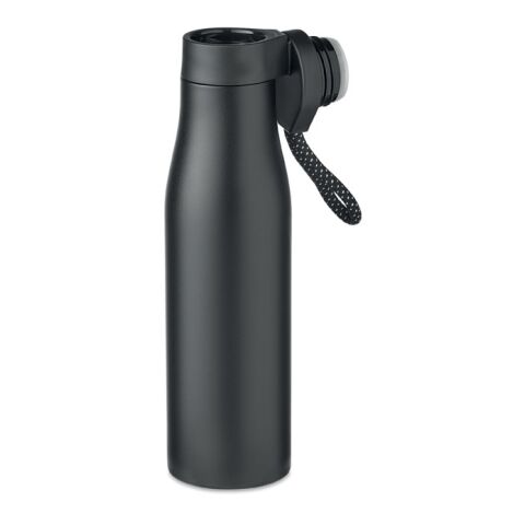 Double wall flask 600ml with magnetic lid black | No Branding | not available | not available | not available