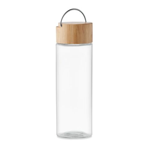 Glass bottle 500ml, bamboo lid transparent | No Branding | not available | not available | not available