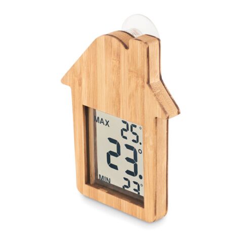 House-shaped bamboo weather station wood | No Branding | not available | not available | not available