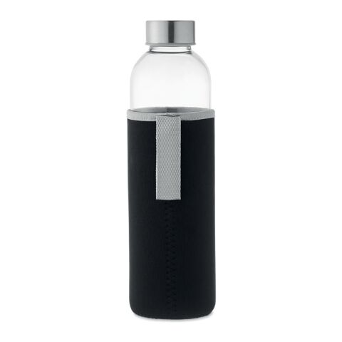 Glass bottle in pouch 750ml black | No Branding | not available | not available | not available