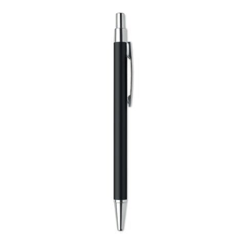 Recycled aluminium push button ball pen black | No Branding | not available | not available