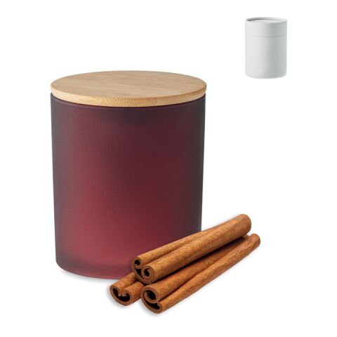 Plant based wax candle 200 gr Red | No Branding | not available | not available