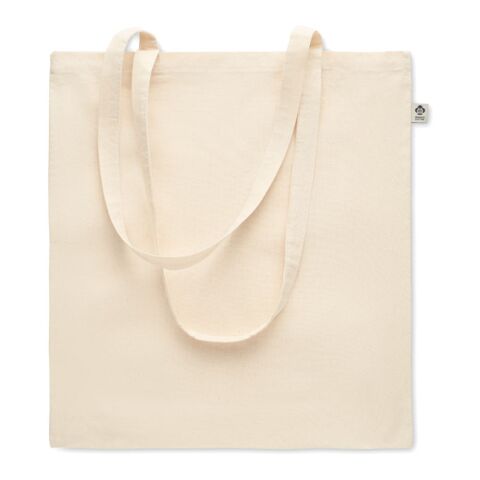 Organic cotton shopping bag 180 gr/m² beige | No Branding | not available | not available | not available