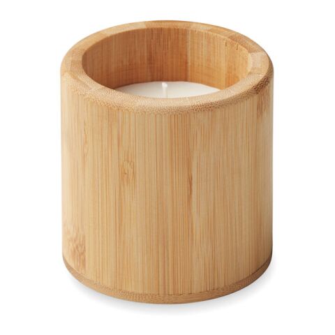 Plant based wax candle 160 gr wood | No Branding | not available | not available | not available