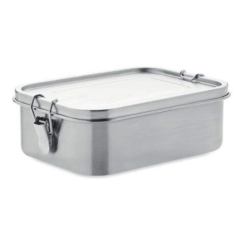 Stainless steel lunch box matt silver | No Branding | not available | not available | not available