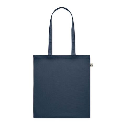 Recycled cotton shopping bag 140 gr/m² navy blue | No Branding | not available | not available | not available