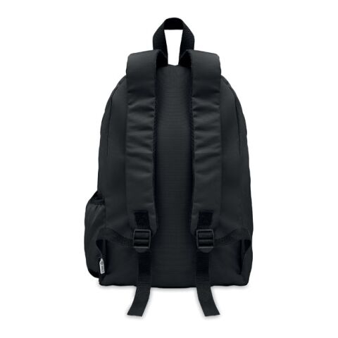 600D RPET polyester backpack black | No Branding | not available | not available | not available