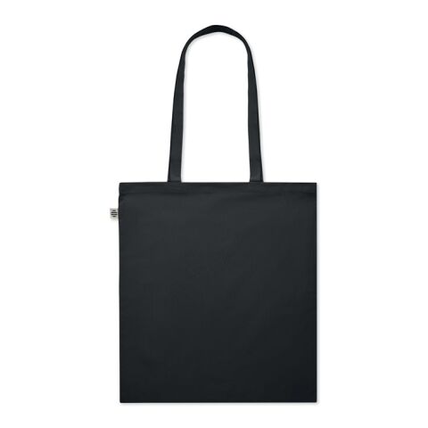 Cotton shopping bag with handles 180 gr/m² black | No Branding | not available | not available | not available
