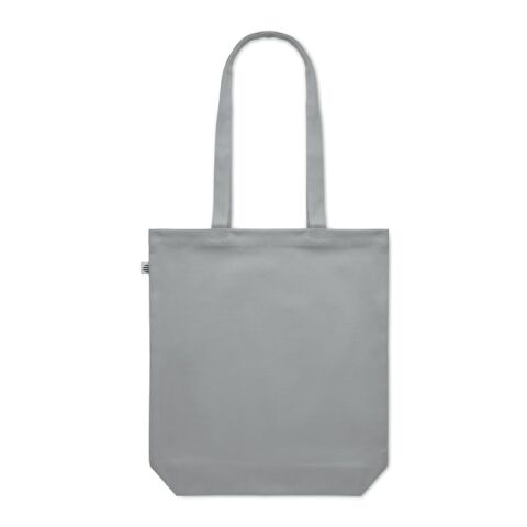 Canvas shopping bag with long handles 270 gr/m² grey | No Branding | not available | not available | not available