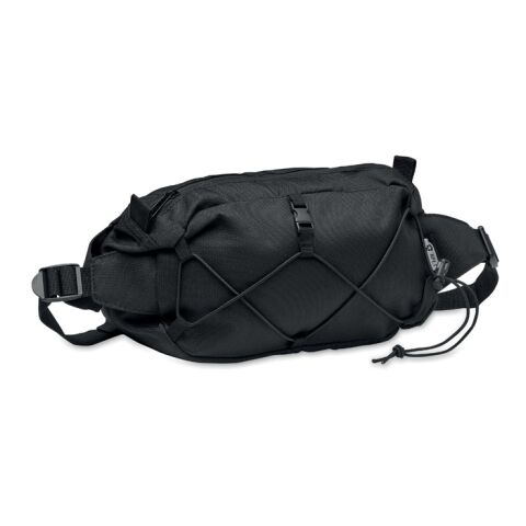 Waist bag in 600D RPET black | No Branding | not available | not available | not available