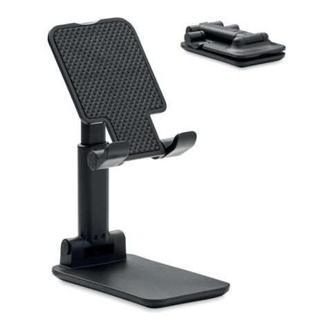 Foldable phone stand in ABS black | No Branding | not available | not available | not available