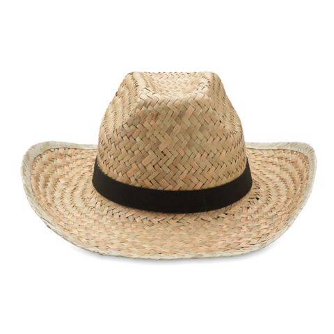 Natural straw cowboy hat black | No Branding | not available | not available | not available