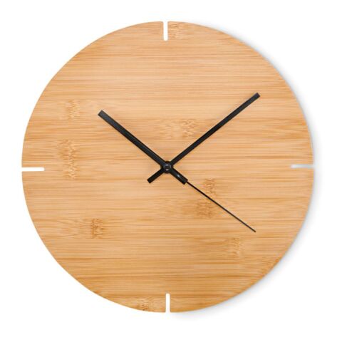 Round shape bamboo wall clock wood | No Branding | not available | not available