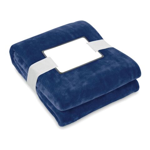 RPET fleece blanket 280 gr/m² blue | No Branding | not available | not available | not available