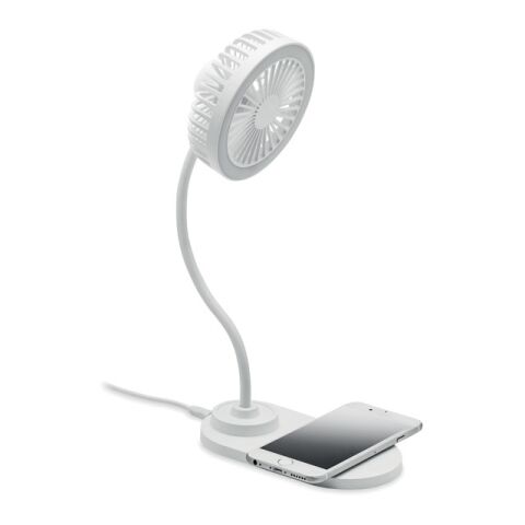 Desktop charger fan with light white | No Branding | not available | not available | not available