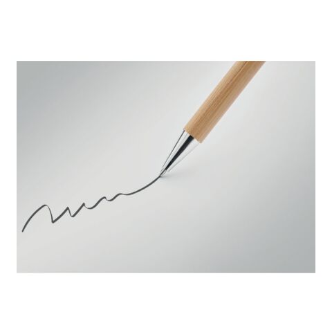 Bamboo twist ball pen with metal fitting wood | No Branding | not available | not available