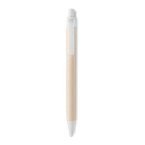 Milk carton paper ball pen white