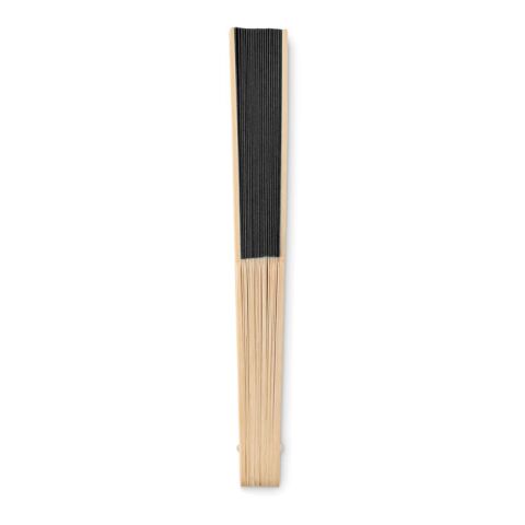 Manual hand fan in bamboo black | No Branding | not available | not available