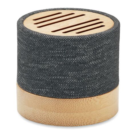 Bamboo RPET wireless speaker black | No Branding | not available | not available | not available