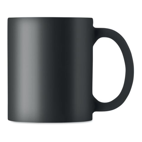 Matt coloured mug 300 ml black | No Branding | not available | not available