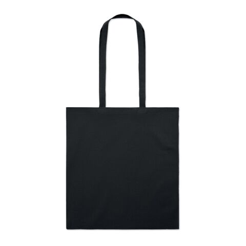 Organic cotton shopping bag EU, colored black | No Branding | not available | not available | not available