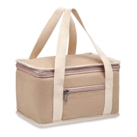 6 can cool bag canvas 320gr/m² beige | No Branding | not available | not available | not available