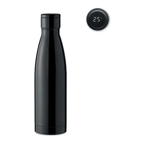Thermometer bottle 500ml black | No Branding | not available | not available | not available