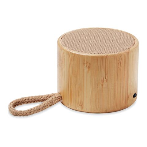 Round bamboo 5.1 wireless speaker wood | No Branding | not available | not available