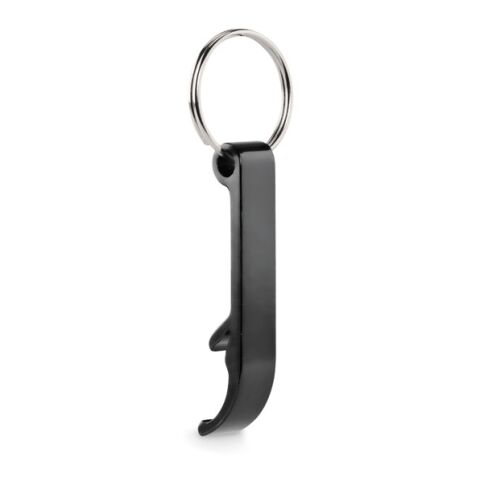 Recycled aluminium key ring black | No Branding | not available | not available | not available