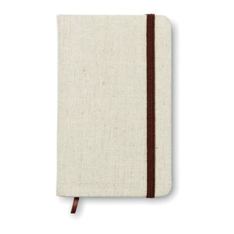 A6 canvas notebook lined beige | No Branding | not available | not available | not available